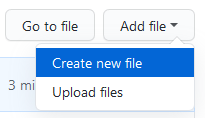 Add file button